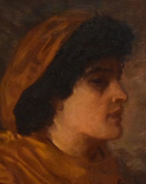 VICTORIAN OIL PORTRAIT OF A YOUNG MAN - ADDITIONAL PHOTO 1
