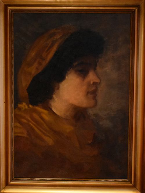 VICTORIAN OIL PORTRAIT OF A YOUNG MAN - ADDITIONAL PHOTO 2