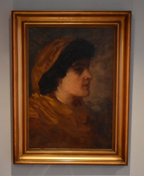 VICTORIAN OIL PORTRAIT OF A YOUNG MAN - ADDITIONAL PHOTO 3