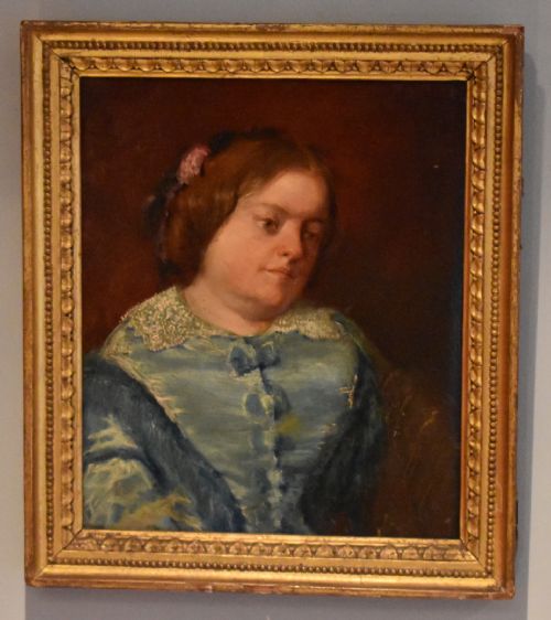 fine victorian oil painting portrait of a lady - CATEGORY: ANTIQUE ART - DATED VICTORIAN