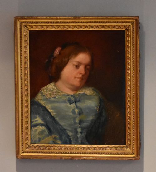 FINE VICTORIAN OIL PAINTING PORTRAIT OF A LADY - ADDITIONAL PHOTO 1