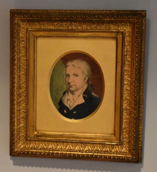 georgian miniature watercolour portrait of a gentleman - CATEGORY: ANTIQUE ART - DATED GEORGIAN