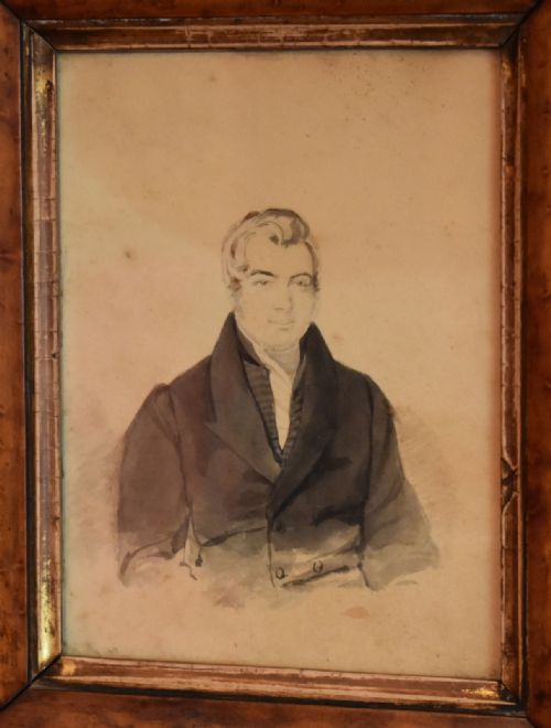 REGENCY MINIATURE PORTRAIT OF A GENTLEMAN - ADDITIONAL PHOTO 2
