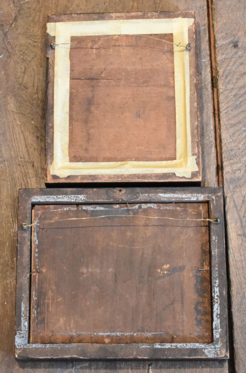 PAIR OF UNUSUAL VICTORIAN SILHOUETTE PICTURES - ADDITIONAL PHOTO 5