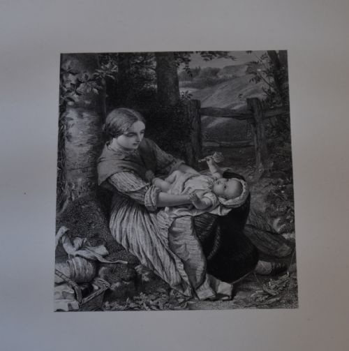 HUGE VICTORIAN LEATHER BOUND ART BOOK - ADDITIONAL PHOTO 4