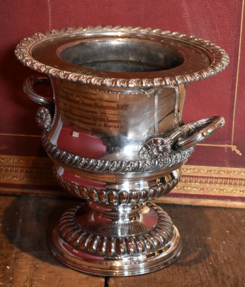 FINE SILVER PLATE WINE COOLER - ADDITIONAL PHOTO 1