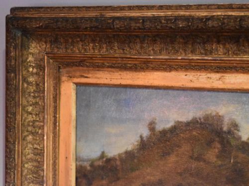RARE EARLY OIL PAINTING OF NEW ZEALAND - ADDITIONAL PHOTO 7