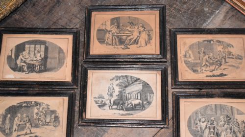SET OF SIX GEORGIAN PRINTS OF THE PRODIGAL SON - ADDITIONAL PHOTO 2