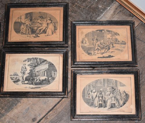 SET OF SIX GEORGIAN PRINTS OF THE PRODIGAL SON - ADDITIONAL PHOTO 3