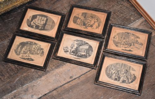 SET OF SIX GEORGIAN PRINTS OF THE PRODIGAL SON - ADDITIONAL PHOTO 7