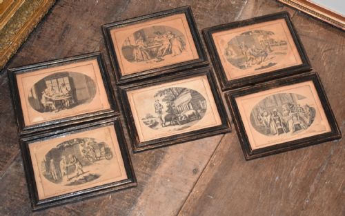 SET OF SIX GEORGIAN PRINTS OF THE PRODIGAL SON - ADDITIONAL PHOTO 8