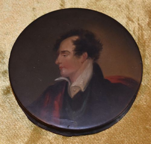RARE LORD BYRON SNUFF BOX - ADDITIONAL PHOTO 2