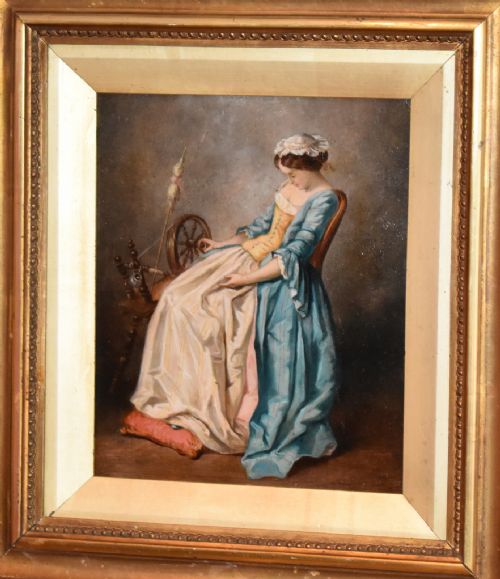 'SLEEPING BEAUTY' OIL PAINTING - ADDITIONAL PHOTO 1