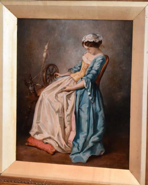 'SLEEPING BEAUTY' OIL PAINTING - ADDITIONAL PHOTO 2