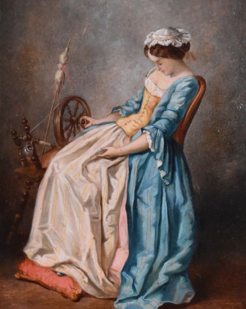'SLEEPING BEAUTY' OIL PAINTING - ADDITIONAL PHOTO 3