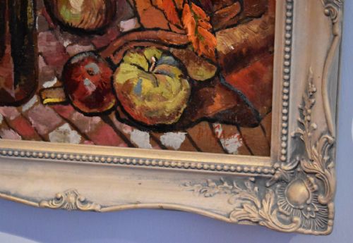 POSTIMPRESSIONIST STILL LIFE OIL PAINTING BY JOHN M GREEN - ADDITIONAL PHOTO 5