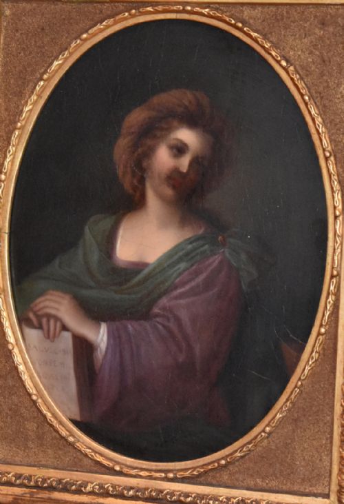 ITALIAN OIL PAINTING OF THE SAMIAN SIBYL AFTER GUERCINO - ADDITIONAL PHOTO 2