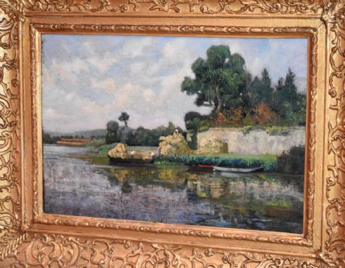 FINE FRENCH IMPRESSIONIST OIL PAINTING - ADDITIONAL PHOTO 2
