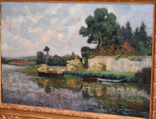 FINE FRENCH IMPRESSIONIST OIL PAINTING - ADDITIONAL PHOTO 3