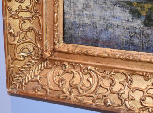 FINE FRENCH IMPRESSIONIST OIL PAINTING - ADDITIONAL PHOTO 4