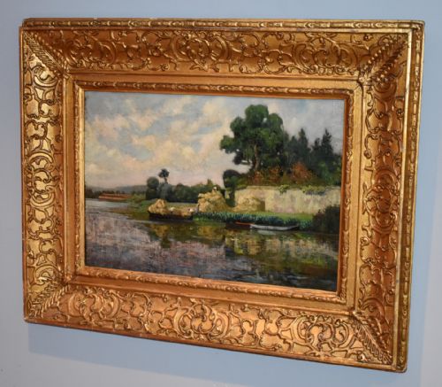 FINE FRENCH IMPRESSIONIST OIL PAINTING - ADDITIONAL PHOTO 6