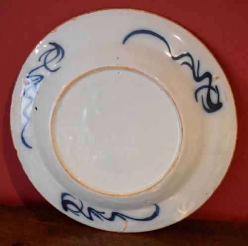 TWO ENGLISH DELFT PLATES - ADDITIONAL PHOTO 5