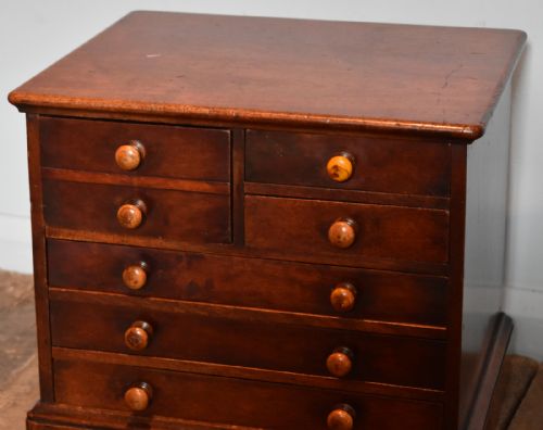 UNUSUAL DOUBLE SIDED MINIATURE CHEST OF DRAWERS - ADDITIONAL PHOTO 2