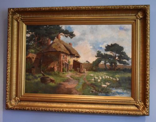 OIL PAINTING BY ROBERT HILTON - ADDITIONAL PHOTO 1