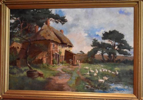 OIL PAINTING BY ROBERT HILTON - ADDITIONAL PHOTO 2