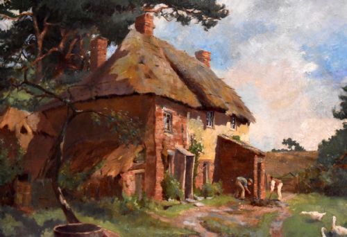 OIL PAINTING BY ROBERT HILTON - ADDITIONAL PHOTO 4