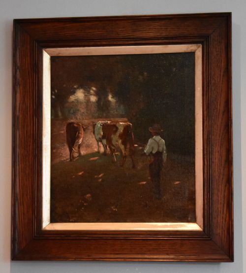 OIL PAINTING BY JOHN RABONE HARVEY - ADDITIONAL PHOTO 1
