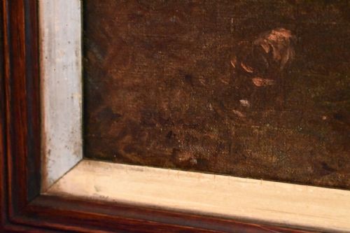 OIL PAINTING BY JOHN RABONE HARVEY - ADDITIONAL PHOTO 4