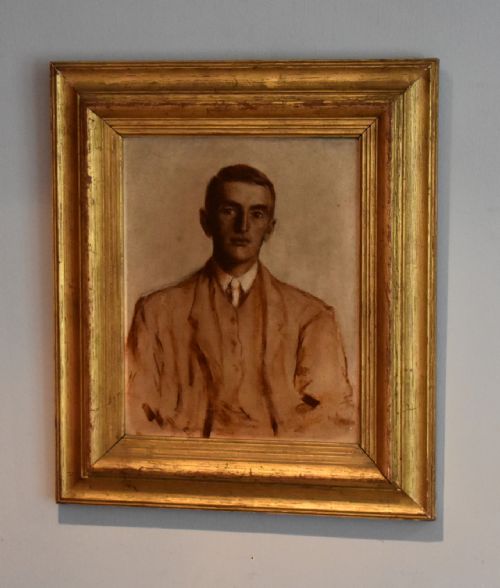 superb oil portrait by fletcher j mercer - CATEGORY: ANTIQUE ART - DATED 1920