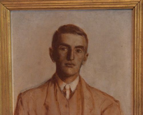 SUPERB OIL PORTRAIT BY FLETCHER J MERCER - ADDITIONAL PHOTO 2