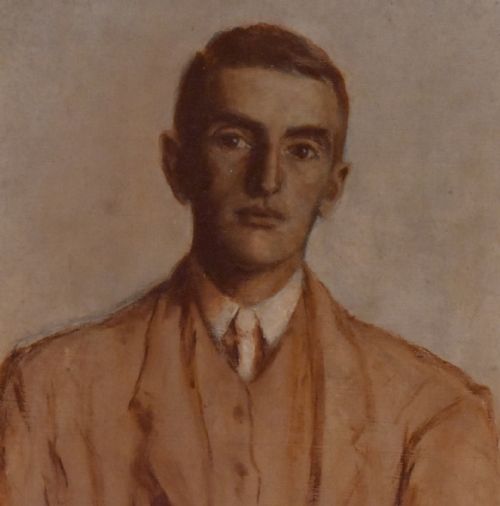 SUPERB OIL PORTRAIT BY FLETCHER J MERCER - ADDITIONAL PHOTO 3
