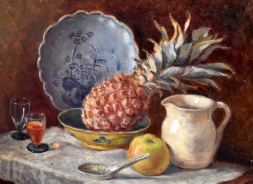 STILL LIFE OIL PAINTING BY FAITH KENWORTHYBROWN - ADDITIONAL PHOTO 3