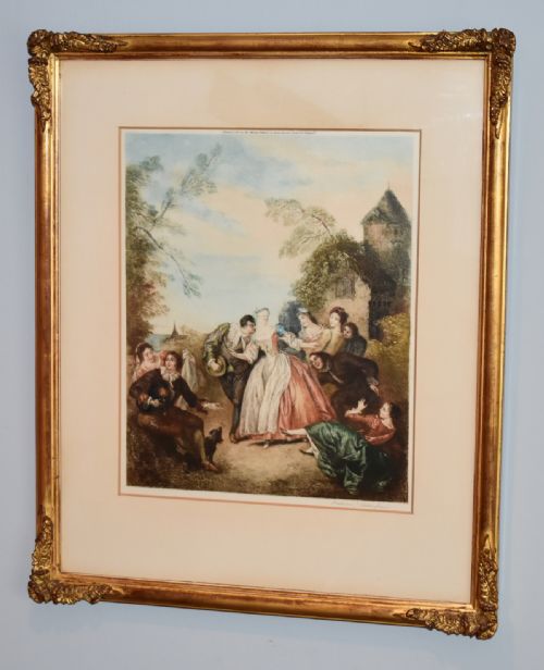 SET OF FOUR PRINTS OF ROCOCO SCENES - ADDITIONAL PHOTO 1
