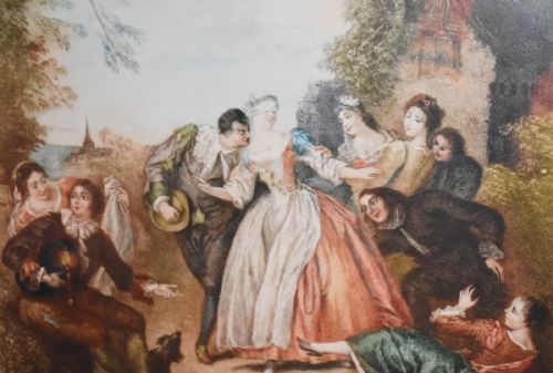 SET OF FOUR PRINTS OF ROCOCO SCENES - ADDITIONAL PHOTO 4