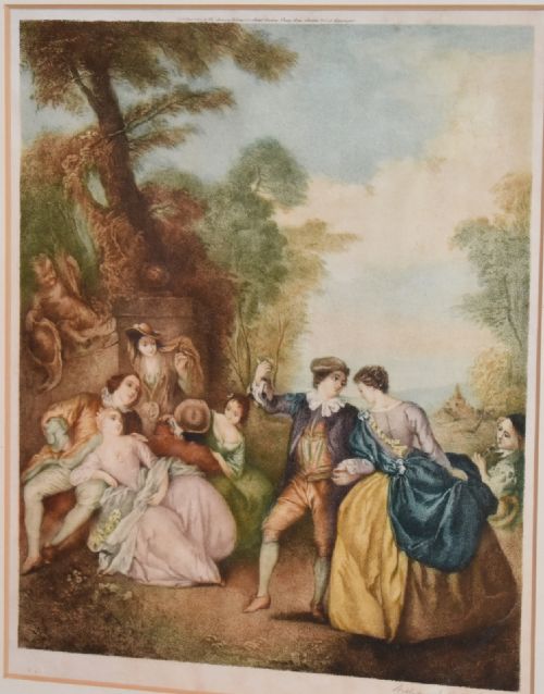 SET OF FOUR PRINTS OF ROCOCO SCENES - ADDITIONAL PHOTO 6