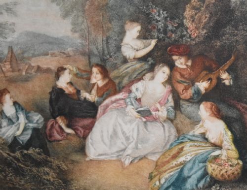SET OF FOUR PRINTS OF ROCOCO SCENES - ADDITIONAL PHOTO 12