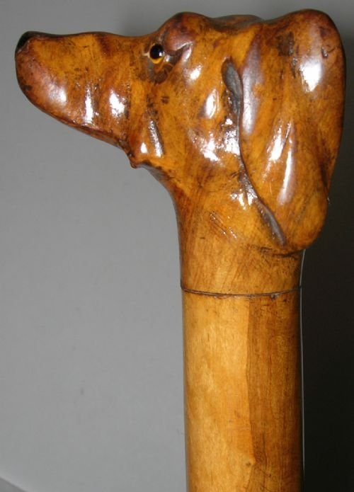 Antique English Figural Dog Paper Knife / Page Turner