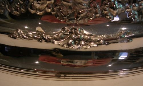 fig 1. Ornate English Victorian Meat or Food Cover / Dome - Silver Plated