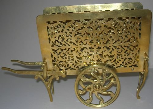 Unusual Antique French Letter Rack or Holder - Cart