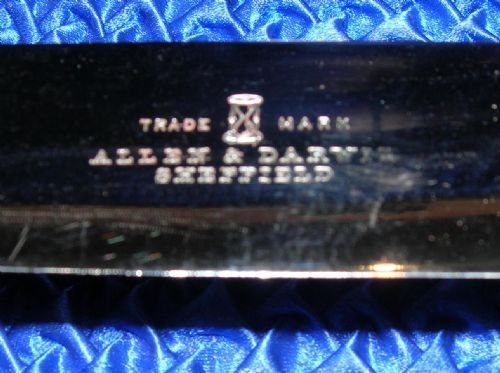 fig 1. Grand Mahogany Boxed 7 Piece Stag Antler Handled Carving Set