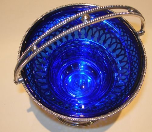 fig 1. Magnificent Large Antique Elkington Silver Plated Sugar Basket - Dated 1867