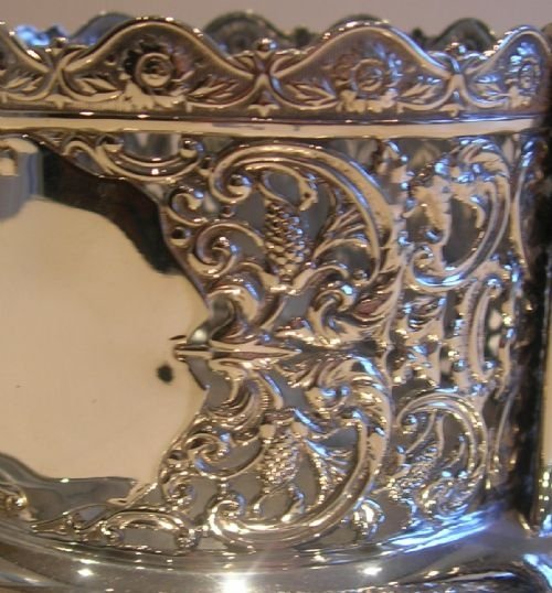 fig 2. Antique English Wine / Champagne Coaster or Caddy - Victorian