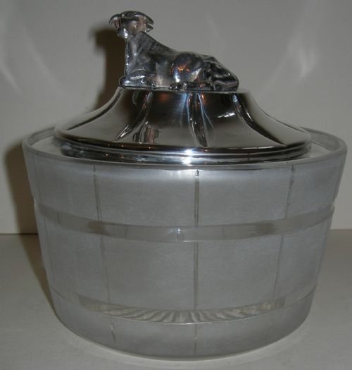 fig 1. Early Sterling Silver Lidded Figural Butter Dish - 1835