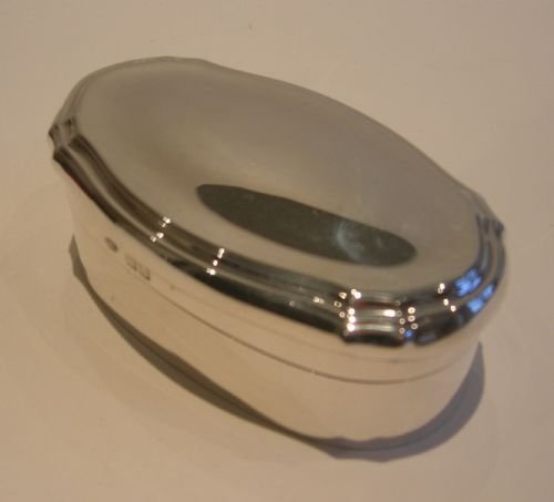 fig 1. Elegant Antique English Sterling Silver Ring Box For Five Rings - Edwardian