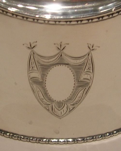 fig 2. Antique English Sterling Silver Tea Caddy - George Nathan & Ridley Hayes