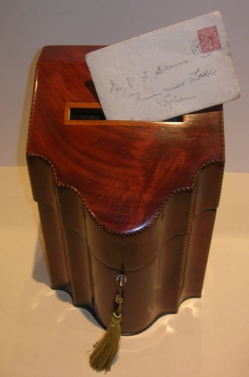 George III Converted Knife Box - Desk-top Stationery or Letter Box C.1790